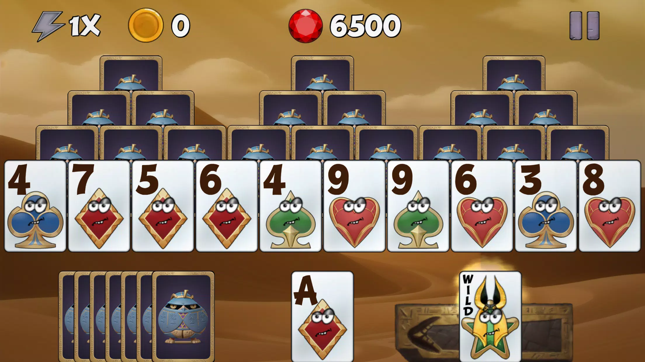 Tricky Tut Solitaire Tricky Tut Solitaire