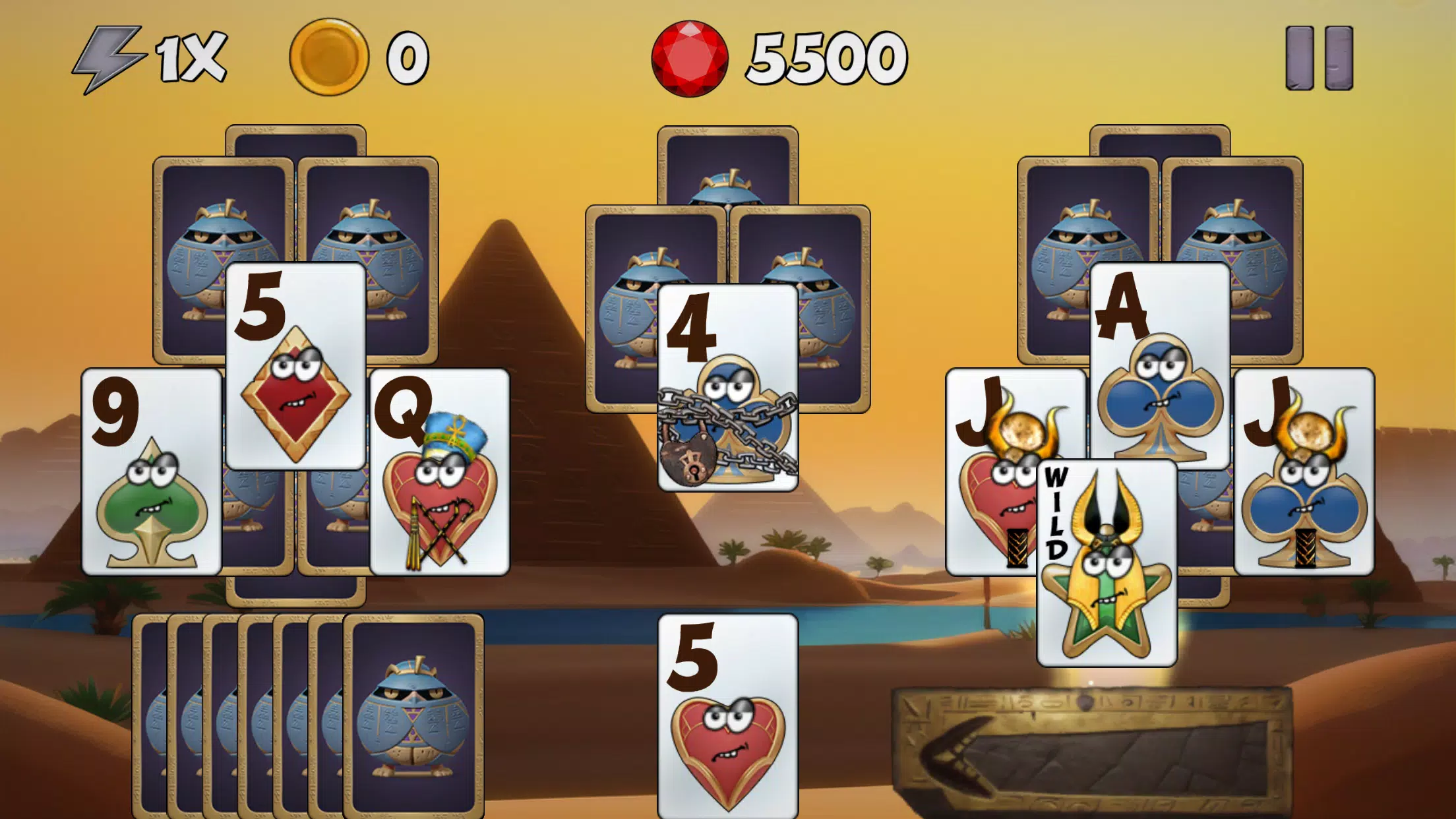 Tricky Tut Solitaire Tricky Tut Solitaire