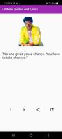 Lil Baby Quotes and Lyrics poster