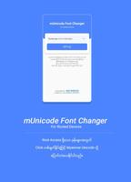 mUnicode Font Changer poster