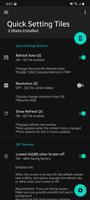 Quick Setting Tiles - S21Ultra الملصق