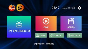 1 Schermata IPTV5 LITE V REGION