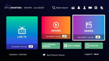 IPTV Smarters Pro pour Android TV Affiche