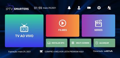 IPTV SMARTERS PLAYER ANDROID Cartaz