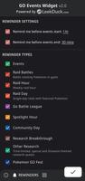 GO Events Widget capture d'écran 3