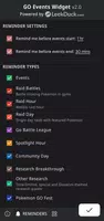 GO Events Widget Ekran Görüntüsü 3