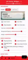 GO Events Widget Ekran Görüntüsü 2