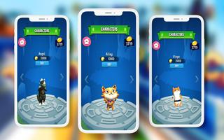 Tomy Pet Cat Gold Run - Runner Game Screenshot 1