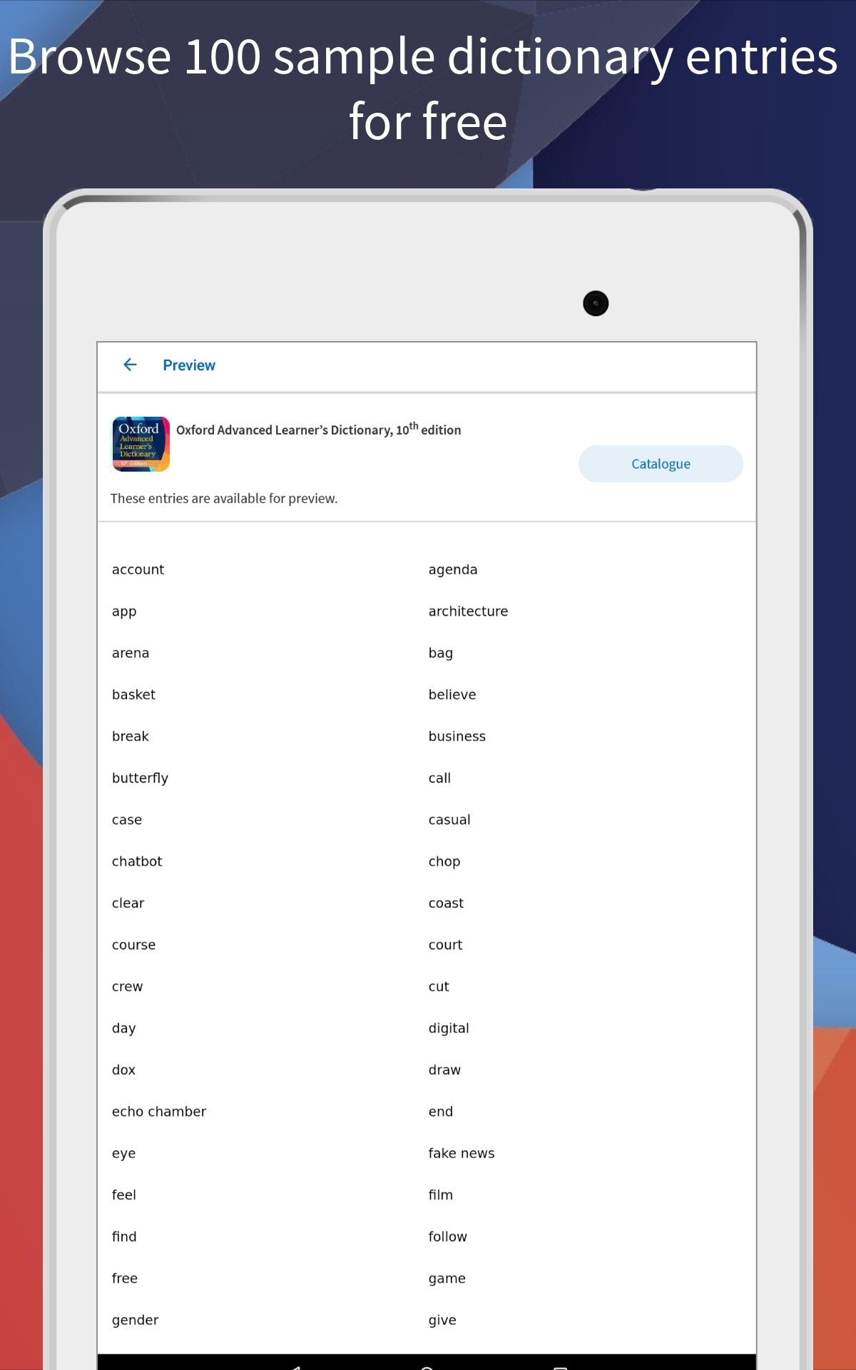 Oxford Advanced Learner's Dictionary 10th edition APK 1.0.5273 for