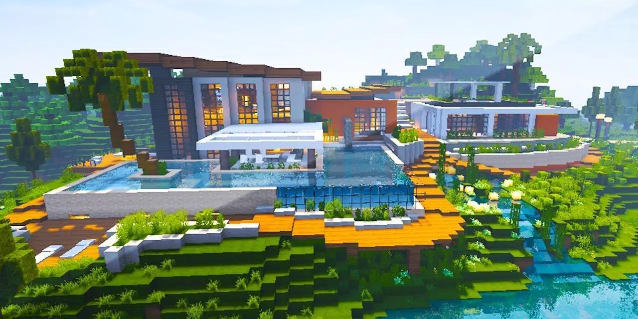 Android İndirme için Minecraft için Ev Haritaları APK