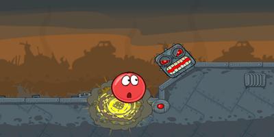 Red Ball Bouncing - Hero 4 Cartaz