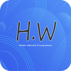 Programming Hello World Code icône