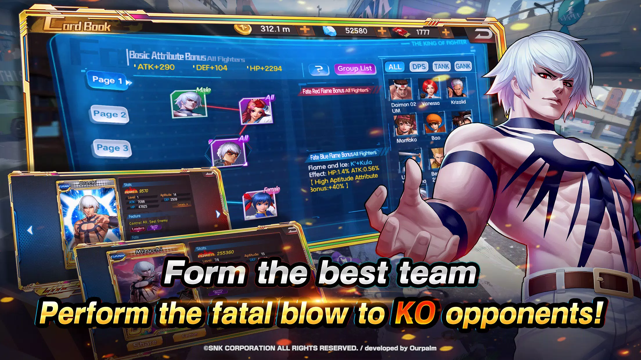 The king of fighters 98: Ultimate match online Android apk game. The king  of fighters 98: Ultimate match online free download for tablet and phone.