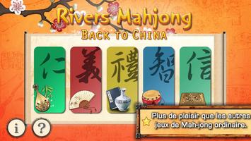 Le Mahjong de rivière Affiche