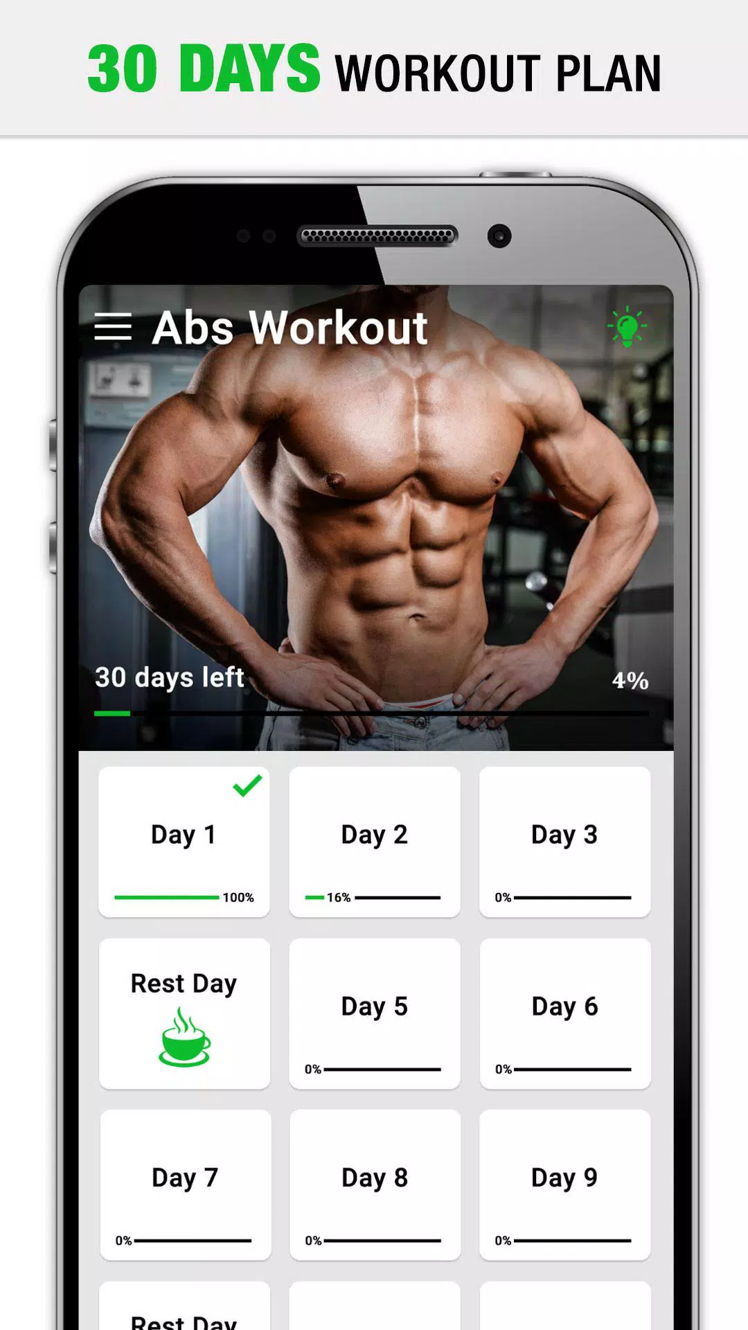 Abs Workout Chart For Men