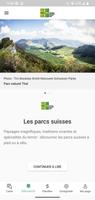 Appli des parcs suisses Affiche