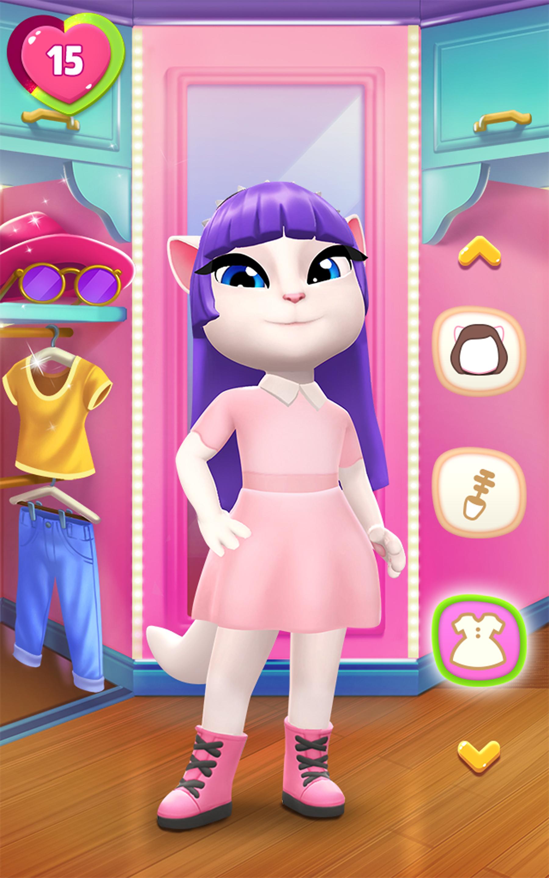 Скачай игру анжелу новую. Анджела 2. My talking Angela Анджела outfit7. Анджела 1 игра в Анджела.