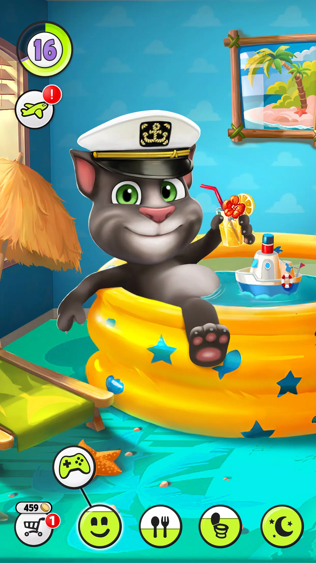 Brincando com o gatinho tom, talking tom joguinho do gato falante, gato  tom, gatinho falante 