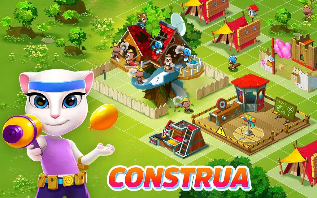 Baixe Talking Tom Fly Run: Novo jogo de corrida legal no PC com MEmu