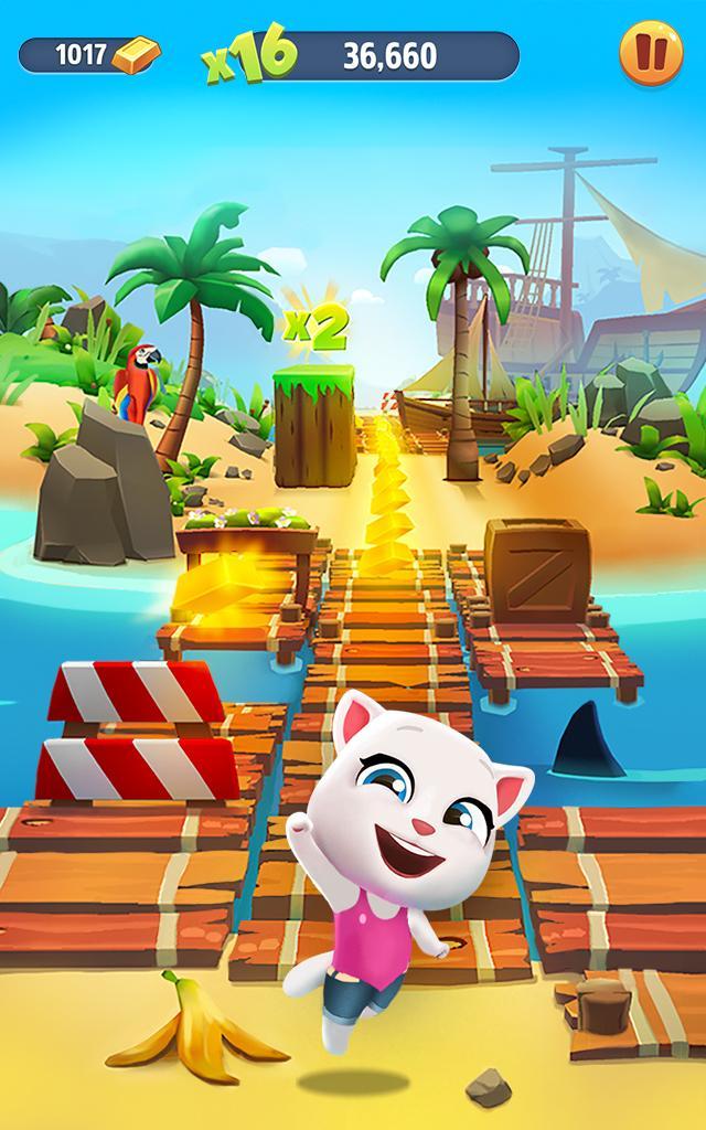 Talking Tom Gold Run screenshot 1