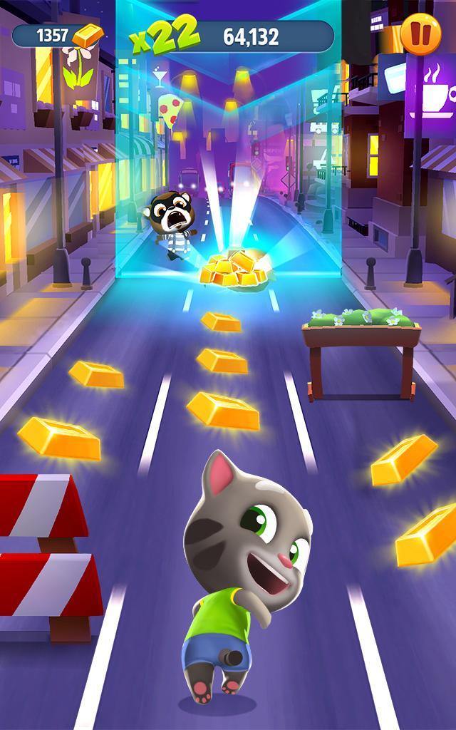 Talking Tom Gold Run screenshot 1