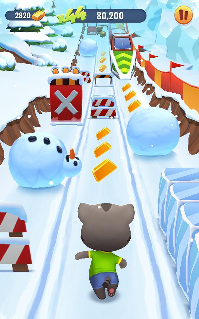 Talking Tom Gold Run screenshot 1
