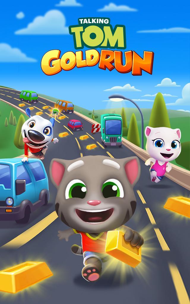 Talking Tom Gold Run screenshot 1