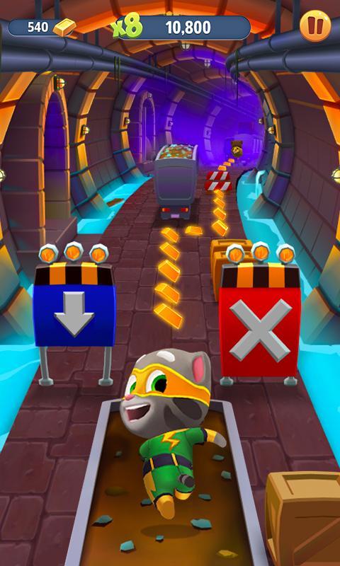 Talking Tom Gold Run screenshot 1