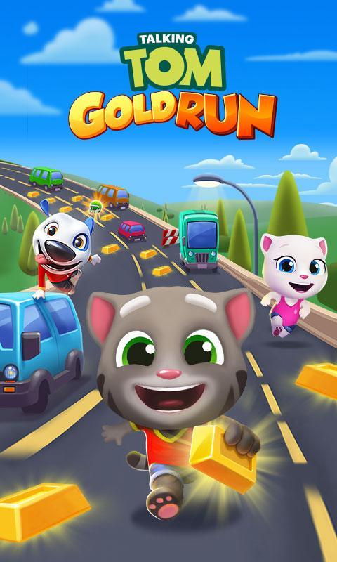 Talking Tom Gold Run screenshot 1