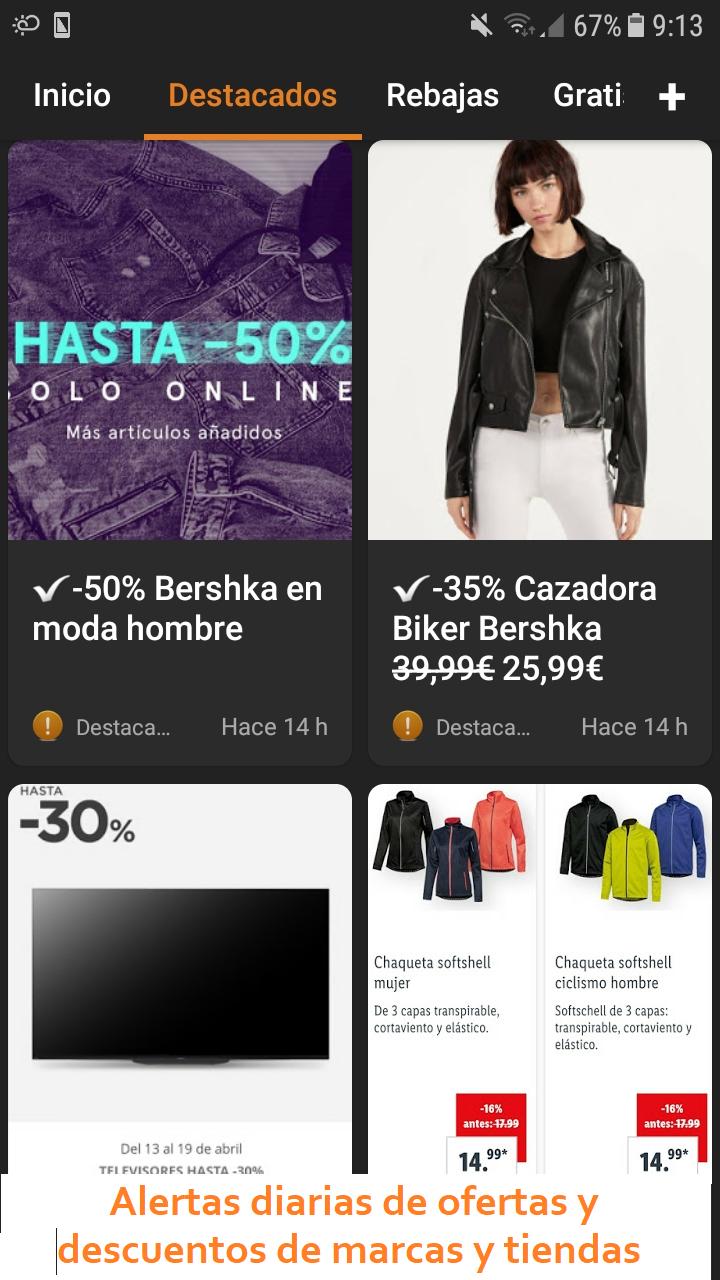 Descarga de APK de Rebajas - Ofertas marcas ropa para Android