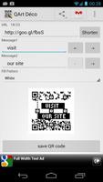 QArt Deco(QR code generator) Affiche