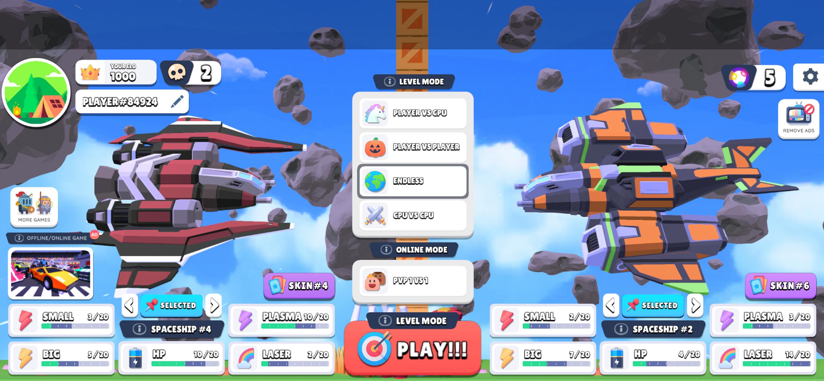 Spaceship 1 vs 1 Online APK for Android Download