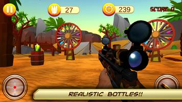 Bottle Shooting Expert - Sniper Shooting Games capture d'écran 1