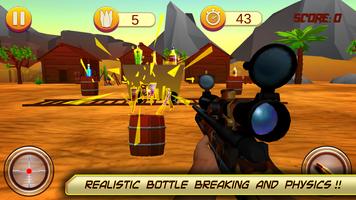 Bottle Shooting Expert - Sniper Shooting Games ảnh chụp màn hình 2