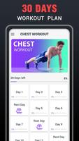 Chest Workouts for Men at Home Plakat