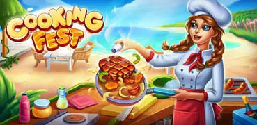 烹飪節：廚師餐廳女孩烹飪遊戲
