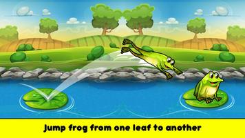Frog Jumping Affiche