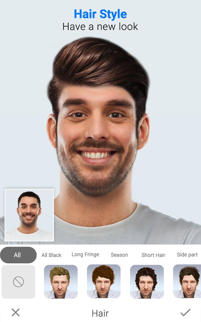 Tata Rambut Editor Foto Gaya Rambut Pria For Android Apk Download