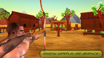 Watermelon Shooting : Archery Shooting Games Poster