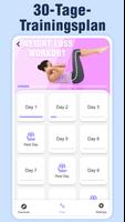 Abnehmen für Frauen - Workout Plakat