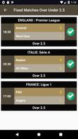 Over 2.5 Fixed Matches Tips Plakat