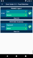 Over Under 2.5 - Fixed Matches screenshot 2