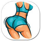 Buttocks Workout - Hips, Legs & Big Butt to 30 day icône