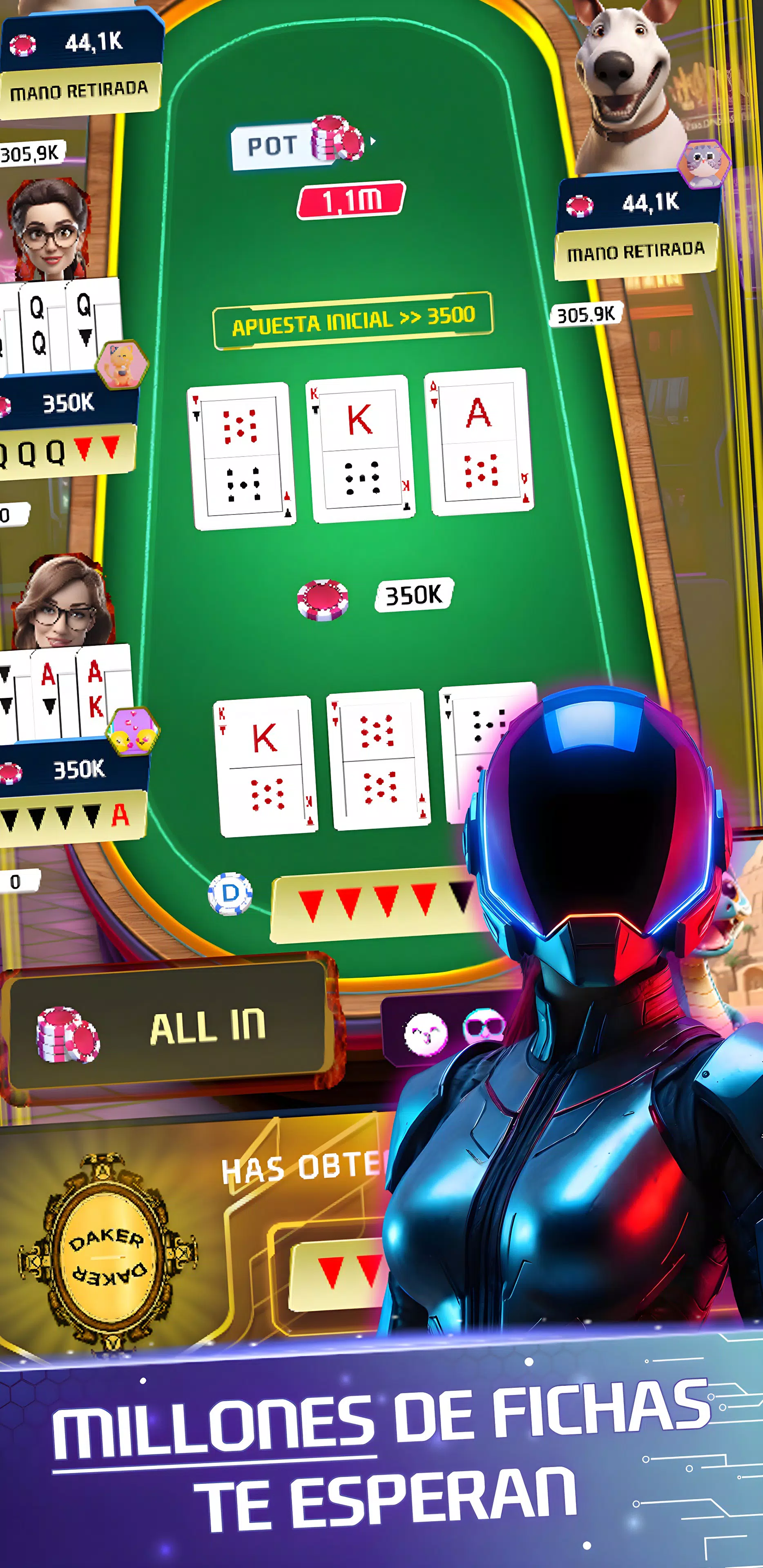 DAKER POKER – Texas Holdem New