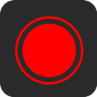 Black screen camera record icon