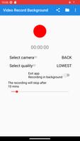 Video Record Background capture d'écran 1