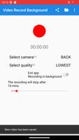Video Record Background capture d'écran 2