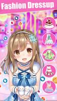 Anime Girl Dress Up Girl Games スクリーンショット 1