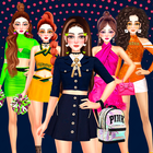 College Girls Dress Up Game-icoon
