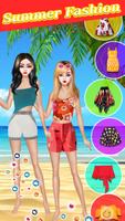 Summer Fashion Dress-up Game Affiche